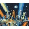 Tapyba pagal skaičius - metropolio spinduliai 40x50