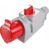 Tarel Fiksuotas izoliuotas lizdas 32A/400V 3P+N+Z su jungikliu L-O-P 197