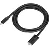 Kabelis USB Targus USB-C - USB-C 1.8 m Juodas (ACC1122GLX)