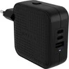 Targus „Hyper HyperJuice“ 70 W USB-C GaN kelioninis įkroviklis (3C+1A) - Juodas | Hyper