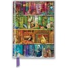 KNYGA Flame Tree Studio Aimee Stewart: A Stitch in Time Bookshelf (Foiled Pocket Journal)