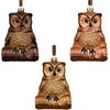 Tashka Nežinomas Eglutės žaisliukas Decoris Owl, rudas, 10 cm