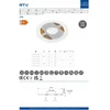 GTV LED Strip COB 12V, 320LED/m, 8mm, 8W/m, without gel, neutral baltas