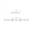 LED juosta 24Vdc, 14W/m, COB 528LED/m, 1400lm, neutraliai balta 4000K, IP20, 180°, LED LINE