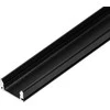 Orno LED juostelė Aliuminio profilis LED juostelėms, 2000 x 17 x 7 mm, montuojamas paviršiuje, juoda