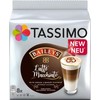 Kavos kapsulės Tassimo Latte Macchiato Baileys (suderinamos su Bosch Tassimo kapsuliniais kavos aparatais), 8+8 vnt.