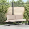 Sodo sofa su pagalve Taupe 200,5 x 70 x 85,5 cm Plienas