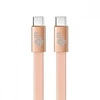 TB Kabelis USB C - USB C 1m płaski brzoskwiniowy (AKTBXKUCCFLAT1O)