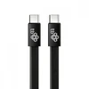 TB Kabelis USB C - USB C 1m płaski juoda (AKTBXKUCCFLAT1B)