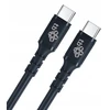 TB Print Kabelis USB C - USB C 50cm silikon juoda 2.0