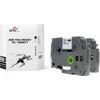 Tb Print Juosta tbtb-tze231 brolis juoda ant balto 12mm x 8m 2vnt.