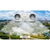 TC-C32RN IP kamera Tiandy su dvigubo vaizdo įrašymo 2x 2Mpx specifikacijomis: I5/E/Y/QX/2.8MM/V4.2