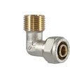 Užveržiama alkūnė 1065, TDM Brass, 20 mm