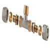 Tdm_Brass Išardom. užveržiamas trišakis, 16 mm x 1/2", išor. srieg.