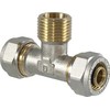 Tdm Brass Užveržiamas trišakis 1060, 1" x 26 mm, išorinis sriegis