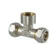 Tdm_Brass Užveržiamas trišakis 1055, 1/2" x 18 mm, vidinis sriegis