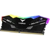 RAM atmintis TeamGroup T-Force Delta DIMM 32GB dvigubo rinkinio DDR5-6000 CL30 &8211; RGB Juodas