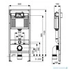 Tece potinkinis WC rėmas TECEbase 3/6L 112cm