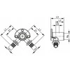 Tece Sieninio kelio dvigubas GW 16x1 / 2 "- 708501