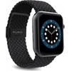 Išmaniojo laikrodžio Apple pintas dirželis, Juodos spalvos, 38/40mm