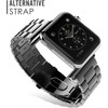 Apyrankė Apple Watch 4 / 5 / 6 / 7 / SE (42 / 44 / 45 mm) Tech-Protect Stainless juodos spalvos