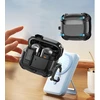 Tech-Protect Silicone Hook dėklas skirtas Samsung Galaxy Buds 3 / 3 FE / 3 Pro – juodos spalvos