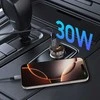 Tech-Protect CC01 30W 2 prievadų USB-A / USB-C automobilinis įkroviklis - Juodas