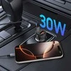 Tech-Protect CC03 30W 2 prievadų USB-A / USB-C automobilinis įkroviklis - Juodas