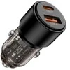 Tech-Protect CC03 95W 2 prievadų USB-A / USB-C automobilinis įkroviklis - Juodas