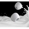 Ausinės „Tech-Protect“ ausinių antgaliai, skirti „AirPods Pro 3“, S / M / L dydžių, 3 vnt. pakuotėje - baltas