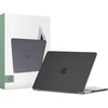 Tech-Protect SmartShell dėklas Apple MacBook Air 13" M2 / M3 / 2022-2024 – matinės juodos spalvos
