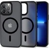 Tech-Protect MagMat MagSafe Apple iPhone 14 Pro Max – matte dėklas telefonui juodos spalvos