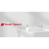 apyrankė Audi Sport Raudona Logo Silicone Watch apyrankė for Apple Watch 44/45/46/49mm baltos spalvos