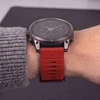 Tech-Protect Dirželis Silicone do Garmin Fenix 5 / 6 / 6 Pro / 7 / 8 / 8 Pro / E / 9 / 9 Pro 51 mm Crimson Raudona (THP6086)