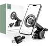 Tech-Protect N51 automobilinis telefono laikiklis su MagSafe for Cockpit/Air Vent – juodos spalvos