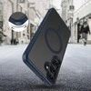 Tech-Protect MagMat MagSafe Dėklas skirtas Samsung Galaxy S25 – skaidrus mėlynos spalvos