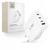 Tech-Protect NC120W-GAN 4-Port laidinis įkroviklis PD 120W / QC3.0 baltos spalvos