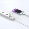Baseus „Tech-Protect NC20W“ sieninis įkroviklis su 100 cm USB-C / „Lightning“ laidu - Baltas