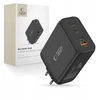 Tech-Protect NC240W-GAN 4-port laidinis įkroviklis PD 240W / QC3.0 juodos spalvos
