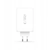 Tech-Protect NC240W-GAN 4-port laidinis įkroviklis PD 240W / QC3.0 baltos spalvos