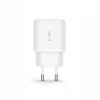 Tech-Protect NCA20 PD 20W QC3.0 USB-A / USB-C sieninis įkroviklis + USB-C / USB-C laidas 100 cm - Baltas