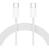 Tech-Protect NCA30 PD 30W QC3.0 USB-A / USB-C sieninis įkroviklis + USB-C / USB-C laidas 100 cm - Baltas