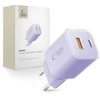 Tech-Protect NCM33 PD 33W QC3.0 USB-C / USB-C sieninis įkroviklis - Violetinė