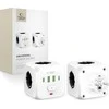 Tech-Protect PCL3x4 maitinimo juosta, 2x USB-A, 2x USB-C, 3x kintamosios srovės tipas Schuko - Baltas