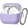 Tech-Protect Silicone Hook dėklas skirtas Samsung Galaxy Buds 3 / 3 FE / 3 Pro – violetinės spalvos