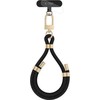 Tech-Protect C4S ROPE WRIST STRAP juodos spalvos ir aukso spalvos