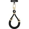 Tech-Protect C4S ROPE WRIST STRAP juodos spalvos ir aukso spalvos