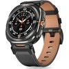Tech-Protect Delta Pro Leather apyrankė Samsung Galaxy Watch Ultra (47mm) – juodos spalvos
