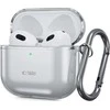 Dėklas Tech-Protect FlexAir Apple AirPods 4 – pilkos spalvos
