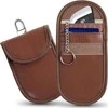 Tech-Protect KLR100 RFID Blocking Car Key – dėklas rudos spalvos
